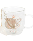 Set de taza e infusor con cuarzo cristal - polilla lunar