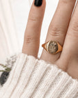 Anillo floral - GreenWitchArt