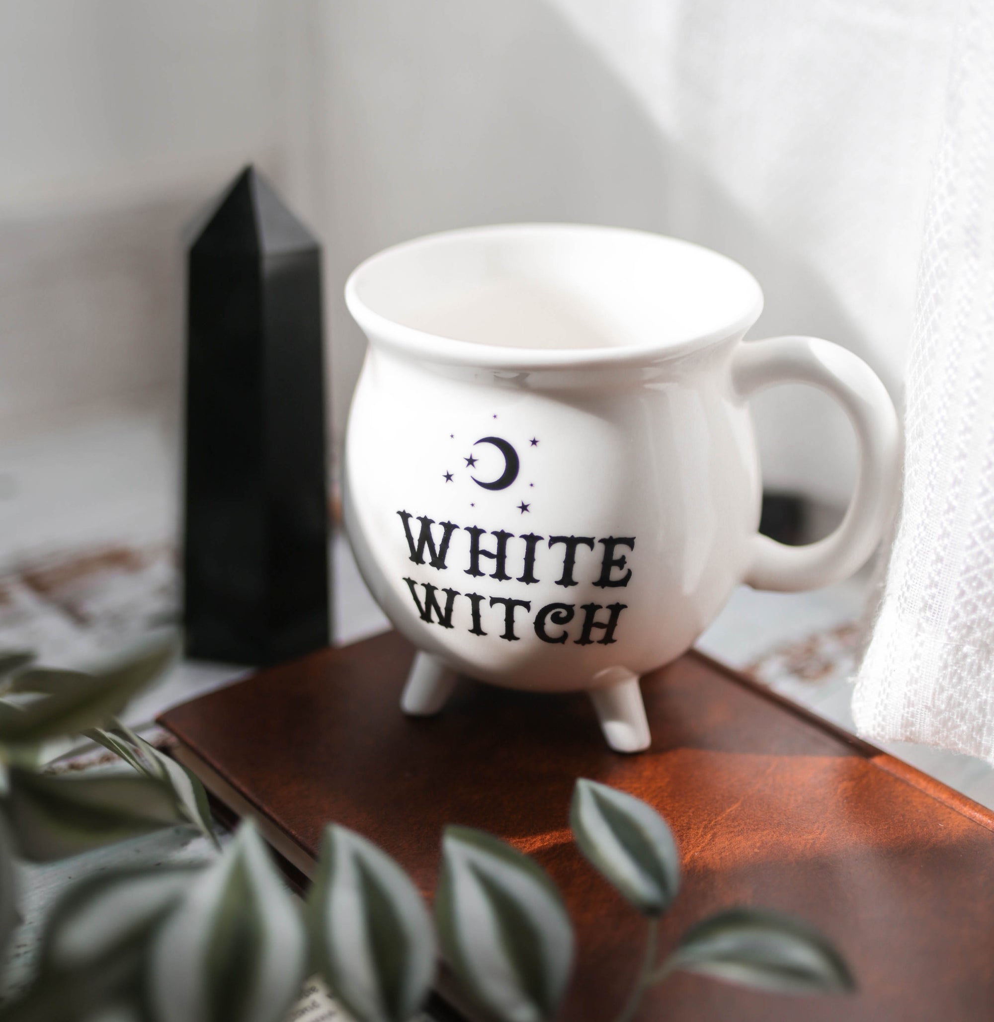 Taza caldero - White witch - GreenWitchArt