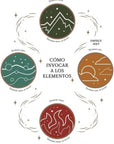 Guía de la bruja del bosque MAGIA DE LA TIERRA : Use la magia para conectar su ser con los 4 elementos de la naturaleza ( tierra, aire, fuego y agua)) - GreenWitchArt