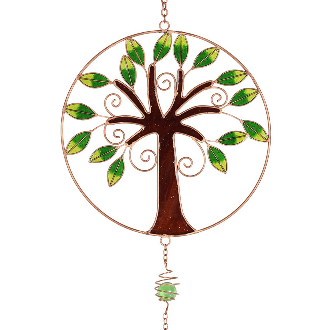 Campana de viento - atrapasol - árbol de la vida - GreenWitchArt