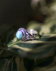 Anillo de plata Larimar - GreenWitchArt