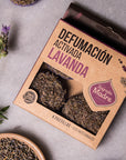 Pastilla de Defumación Activada con lavanda - GreenWitchArt